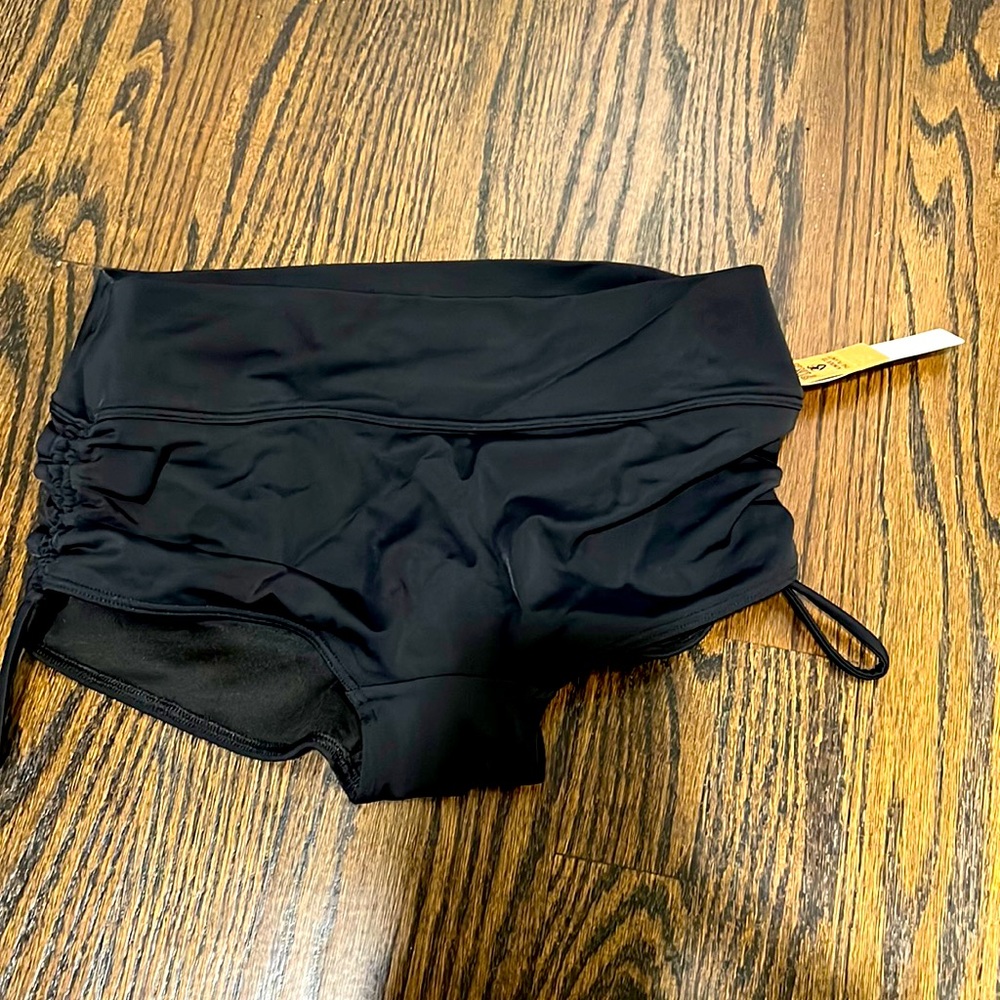 PINK bikini swim bottom boy shorts